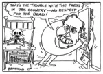 Bromhead, Peter, 1933-  :Beetham complains about the Press ... The Auckland Star ... 20.5.[19]76.