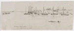 [Heaphy, Charles]  1820-1881 :Shortland landing place from inside the creek  [1849?]