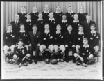 All Blacks, New Zealand representative rugby union team - Photograph taken by Green and Hahn