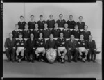 Wellington rugby representative team of 1963, with Ranfurly Sheild