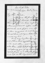 3 pages written 4 Nov 1873 by Ann McDonald to Sir Donald McLean in Wellington, from Inward letters - Surnames, McDonald
