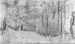 Crawford, James Coutts, 1817-1889 :Deep Creek bridge. August 2 [18]64(?)