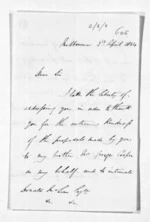 4 pages written 3 Apr 1854 by William Cooper in Melbourne to Sir Donald McLean, from Inward letters - Surnames, Cooper