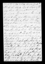 Letter from Ngatuere to McLean - 2 pages, related to d Ngatuere Tawhirimatea Tawhao, Wairarapa and Ngati Kahungunu ki Wairarapa, from Inward letters in Maori