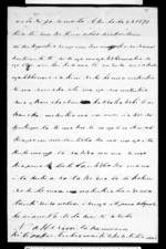 Letter from Hirini Takamoana to McLean - 1 page, related to Hirini Takamoana, Wellington Region and Ngati Kahungunu, from Inward letters in Maori