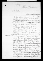 Letter from Hotene Porourangi to McLean (with translation) - 5 pages, related to Captain Hotene Porourangi, Raukokore, Waiapu, Gisborne District, Wairoa, Ngati Maru (Tainui), Ngati Porou, Waikato and Rongowhakaata, from Inward letters in Maori