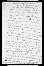 Letter from Wereta to McLean - 4 pages, related to Te Wereta Kawekairangi, Wairarapa and Ngati Kahungunu ki Wairarapa, from Inward letters in Maori