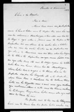 Letter from McLean to Wereta - 3 pages written 12 Jan 1852 by Sir Donald McLean in  and Port Nicholson to Te Wereta Kawekairangi, related to Wiremu Te Potangaroa, Wellington City, Te Hika o Papauma, from Inward letters in Maori