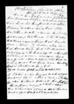 Letter from Hemi Kohea to McLean - 3 pages, related to Hemi Te Kohea, Wairarapa and Ngati Kahungunu ki Wairarapa, from Inward letters in Maori