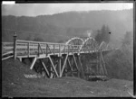 Waipa Bridge over the Waipa River at Ngaruawahia, 1910 - Photograph taken by G & C Ltd