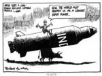 Scott, Thomas, 1947- :India tests a long-range nuclear capable missile - News.  Now the World must respect us as a genuine super power. Tom Scott after McNally. Evening Post, 12 April 1999
