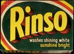 Reckitt and Colman New Zealand :[Rinso packet. 1950s?].