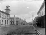 Ridgway Street, Whanganui, including intersection with Victoria Avenue, and the Rutland Hotel