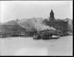 Ferries by the Auckland Ferry Building