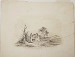 [King, Martha]  1803?-1897 :House [where] we halted halfway to Pororua August 28, 1849