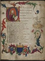 First page of Book I with historiated initial