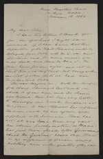 Letter to John Coleridge Patteson - SEL010/5.00/3