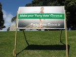 Green Party Election Billboard Auckland November 2008