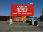 Labour Election Billboard Wellington  October 2008