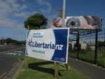 Libertarianz Election Billboard Auckland November 2008