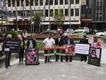 Rally for Libyan freedom Midland Park Wellington Feb 2011.JPG