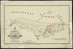 Plan of the Thorndon reclaimed land, Wellington. Colour accurate digital copy photographed by Alexander Turnbull Library