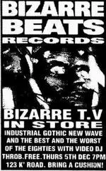 Bizarre beats records bizarre tv in store