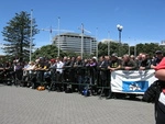 Proposed ACC Bike Levy Protest Parliament Wellington November 2009 (49).JPG