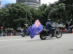 Proposed ACC Bike Levy Protest Parliament Wellington November 2009 (89).JPG