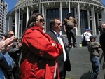 Proposed ACC Bike Levy Protest Parliament Wellington November 2009 (27).jpg