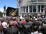 Proposed ACC Bike Levy Protest Parliament Wellington November 2009 (43).JPG