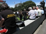 Proposed ACC Bike Levy Protest Parliament Wellington November 2009 (45).JPG