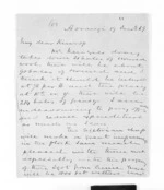 3 pages written 19 Jan 1869 by Sir Donald McLean in Aorangi to John Gibson Kinross, from Inward letters -  John G Kinross