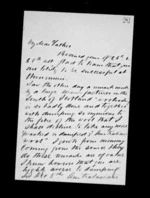 3 pages written 8 Jan 1875 by Sir Robert Donald Douglas Maclean to Sir Donald McLean, from Inward family correspondence - Douglas Maclean (son)