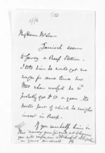 1 page written by Sir Thomas Robert Gore Browne to Sir Donald McLean, from Inward and outward letters - Sir Thomas Gore Browne (Governor)