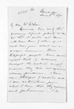 4 pages written 2 Jun 1870 by Henry Tacy Clarke in Tauranga to Sir Donald McLean, from Inward letters - Henry Tacy Clarke