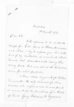 2 pages written 1 Mar 1872 by Francis Edwards Hamlin in Maketu to Sir Donald McLean, from Native Land Purchase Commissioner - Papers