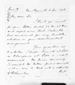 4 pages written 8 Dec 1856 by Henry Halse in New Plymouth District to Sir Donald McLean, from Inward letters - Henry Halse