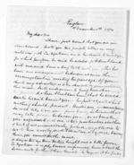 2 pages written 1 Dec 1874 by Robert Smelt Bush in Raglan to Sir Donald McLean in Auckland Region, from Inward letters - Robert S Bush