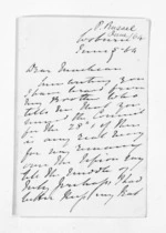 3 pages written 5 Jun 1864 by Thomas Purvis Russell in Woburn to Sir Donald McLean, from Inward letters - Thomas Purvis Russell
