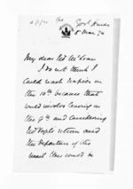 5 pages written 5 Mar 1874 by Sir James Fergusson to Sir Donald McLean, from Inward letters - Sir James Fergusson (Governor)