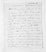 4 pages written 11 Feb 1849 by Benjamin Newell in Auckland City to Sir Donald McLean in New Plymouth, from Inward letters - Benjamin Newell