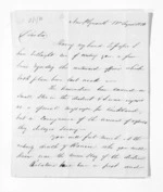 4 pages written 13 Aug 1854 by Alexander Campbell in New Plymouth to Sir Donald McLean, from Inward letters -  Alex Campbell