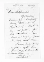 3 pages written 12 Dec 1876 by George Thomas Fannin to Sir Donald McLean in Maraekakaho, from Inward letters - G T Fannin