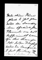 6 pages written 5 Mar 1870 by Annabella McLean to Sir Donald McLean, from Inward family correspondence - Annabella McLean (sister)