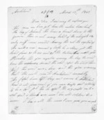 4 pages written 17 Mar 1845 by Benjamin Newell in Auckland Region to Sir Donald McLean, from Inward letters - Benjamin Newell