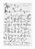 2 pages written 3 Dec 1870 by Sir Donald McLean to John Rogan, from Outward drafts and fragments