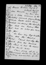 3 pages written 11 Dec 1876 by Robert Hart in Wellington City to Sir Donald McLean, from Inward family correspondence - Robert Hart (brother-in-law)