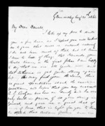 4 pages written 21 Aug 1866 by Archibald John McLean in Glenorchy to Sir Donald McLean, from Inward family correspondence - Archibald John McLean (brother)