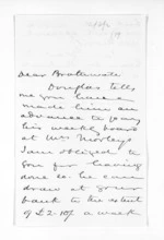 2 pages written 3 Sep 1870 by Sir Donald McLean in Wellington to J B Brathwaite, from Inward letters - Surnames, Bra - Bro